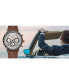 ფოტო #6 პროდუქტის Men's Swiss Automatic Chronograph Freelancer Brown Leather Strap Watch 43.5mm