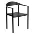 Фото #4 товара Hercules Series 1000 Lb. Capacity Black Plastic Cafe Stack Chair