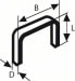 Фото #2 товара Bosch Feindrahtklammer Typ 53, rostfrei Typ 53; L= 8 mm