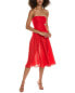 Фото #1 товара Zimmermann Cutout Linen Midi Dress Women's Red 0