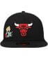 Men's Black Chicago Bulls Crown Champs 59FIFTY Fitted Hat
