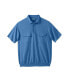 Big & Tall Jersey Double Pocket Banded Bottom Polo