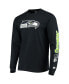 Men's College Navy Seattle Seahawks Halftime Long Sleeve T-shirt