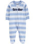 Baby Little Brother 2-Way Zip Cotton Sleep & Play NB