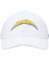 Men's White Los Angeles Chargers Clean Up Adjustable Hat