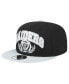 Men's Black/Silver Las Vegas Raiders Team Establish 9FIFTY Snapback Hat