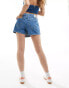 Фото #5 товара Calvin Klein Jeans wrap skort in mid wash