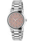 ფოტო #1 პროდუქტის Women's Swiss Automatic G-Timeless Stainless Steel Bracelet Watch 38mm
