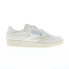 Фото #1 товара Reebok Club C 85 Vintage Mens Beige Leather Lace Up Lifestyle Sneakers Shoes