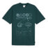 Puma Graphics L‘Homme & La Machine Crew Neck Short Sleeve T-Shirt Mens Green Cas