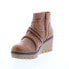 Фото #4 товара Diba True Nift Tee 75818 Womens Brown Leather Slip On Ankle & Booties Boots