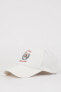 Фото #1 товара Erkek Nakışlı Gabardin Beyzbol Basketbol Şapkası B8023AX24SM