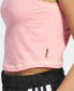 Women' Sunglass Pack Cropped Tank Top Semi Pink Spark, S - фото #4