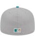 Фото #2 товара Men's Gray, Teal Toronto Blue Jays 59FIFTY Fitted Hat