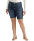 Фото #1 товара Джинсы Bermuda Silver Jeans Co. Plus Size Suki Luxe Stretch средняя посадка для женщин