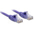 Фото #1 товара Lindy 3m Cat.6 U/UTP Cable - Purple - 3 m - Cat6 - U/UTP (UTP) - RJ-45 - RJ-45