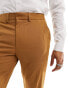 ASOS DESIGN skinny suit trousers in tobacco