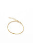 Lost Souls stainless steel 18ct gold plated chunky snake chain bracelet