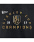 Men's Black Vegas Golden Knights 2023 Stanley Cup Champions Jersey Roster T-shirt