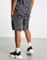 Фото #2 товара Topman oversized shorts with washed paisley print in mono