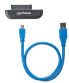 Фото #5 товара Manhattan USB-A to SATA 2.5" Adapter Cable - 42cm - Male to Male - 5 Gbps (USB 3.2 Gen1 aka USB 3.0) - Supports 48-bit LBA - SuperSpeed USB - Three Year Warranty - Blister - USB Type-A - SATA - Black - 28 mm - 73 mm - 11 mm
