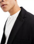 Фото #3 товара ONLY & SONS slim fit blazer in black