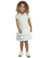 ფოტო #1 პროდუქტის Little & Toddler Girls Short Sleeve Ruffle Polo Dress