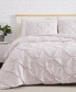 Фото #6 товара Pintuck 2 Piece Duvet Cover and Sham Set, Twin/Twin XL