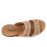 Фото #8 товара Trotters Ruthie T2113-158 Womens Beige Narrow Leather Slides Sandals Shoes