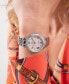 ფოტო #8 პროდუქტის Gc Flair Women's Swiss Silver-Tone Stainless Steel Bracelet Watch 34mm