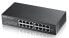 Фото #2 товара Сетевой коммутатор ZyXEL GS1100-16 - 16 портов - Гигабитный Ethernet (10/100/1000) - Монтаж в стойку - Монтаж на стену