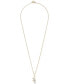 Фото #3 товара Wrapped diamond Lizard 18" Pendant Necklace (1/10 ct. t.w.) in 10k Gold,Created for Macy's