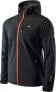 Kurtka męska Elbrus SOFTSHELL IVER BLACK/SPICY ORANGE/ASPHALT XXL