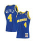 Фото #2 товара Men's Chris Webber Royal Golden State Warriors Hardwood Classics 1993-94 Swingman Jersey