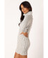 ფოტო #2 პროდუქტის Women's Kourtney Long Sleeve Mini Dress - Grey Marle