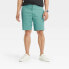 Goodfellow & Co Chino Shorts Men's 29 Dark Green Linden Flat Front 9" Inseam