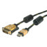ROLINE 11.04.5892 - 3 m - HDMI - DVI - Male - Male - Gold