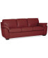Фото #1 товара Lothan 87" Leather Sofa, Created for Macy's