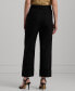 Double-Faced Stretch Cotton Ankle Pants