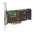 Фото #1 товара BROADCOM 9305-16i - PCIe - PCIe - Mini-SAS - Low-profile - PCIe 3.0 - SATA - Aluminium - Black - Green