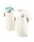 Men's Cream Miami Dolphins Blitz Essential T-Shirt