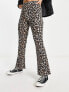 Фото #4 товара Noisy May flared trousers in leopard print