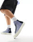 Фото #1 товара Converse Chuck 70 Hi suede and canvas trainers in blue multi