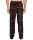 ფოტო #2 პროდუქტის Men's Fleece Pajama Pants