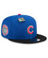 Фото #1 товара Men's Royal/Black Chicago Cubs Watermelon Big League Chew Flavor Pack 9FIFTY Snapback Hat