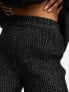 4th & Reckless Plus knitted trouser co-ord in black 48 - фото #5