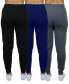 Фото #12 товара Women's Loose-Fit Fleece Jogger Sweatpants-3 Pack