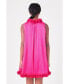 ფოტო #2 პროდუქტის Women's Rosette Mini Dress