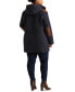 Women's Plus Size Hooded Quilted Coat, Created by Macy's