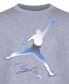 ფოტო #2 პროდუქტის Big Boys Jumpman Flight Chrome Short Sleeve T-Shirt